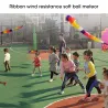 Regenboogbal - met lange staart - handwerpspeelgoed - buitenactiviteiten voor kinderenSport & Outdoor