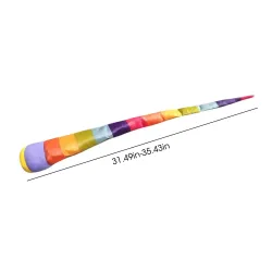 Regenboogbal - met lange staart - handwerpspeelgoed - buitenactiviteiten voor kinderenSport & Outdoor