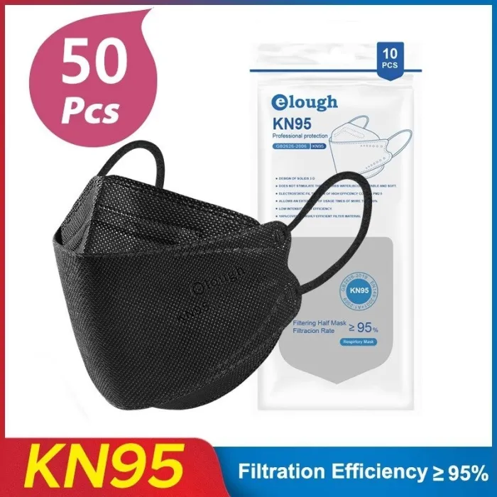 Gezichts-/mondbeschermende maskers - antibacterieel - herbruikbaar - FPP2 - KN95Mondmaskers