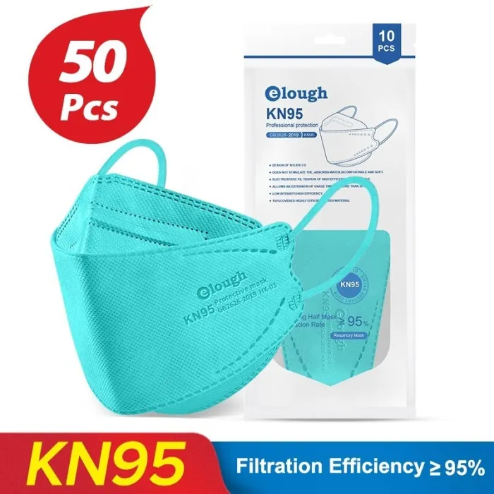 Gezichts-/mondbeschermende maskers - antibacterieel - herbruikbaar - FPP2 - KN95Mondmaskers