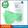 Gezichts-/mondbeschermende maskers - antibacterieel - herbruikbaar - FPP2 - KN95Mondmaskers