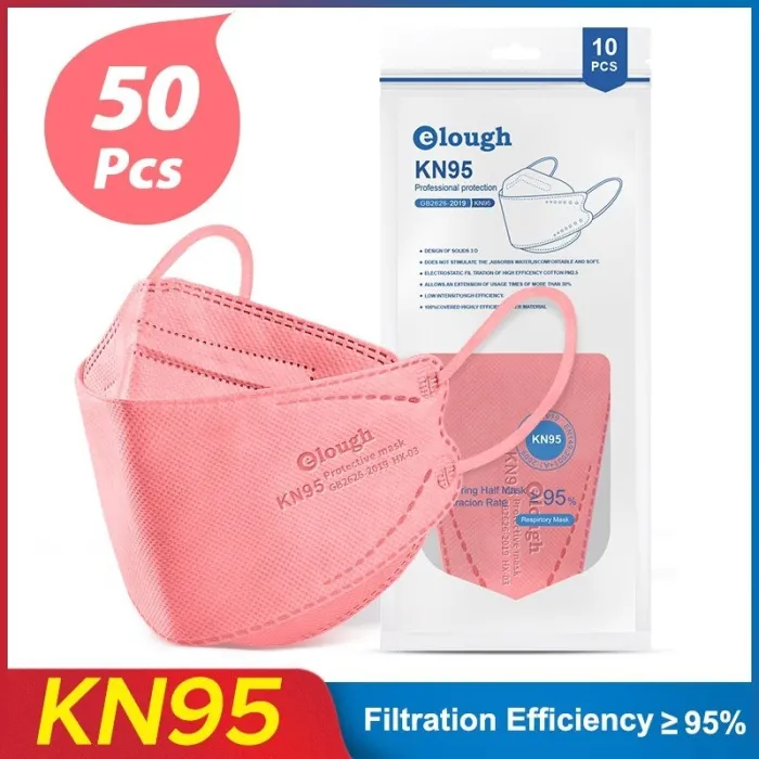 Gezichts-/mondbeschermende maskers - antibacterieel - herbruikbaar - FPP2 - KN95Mondmaskers