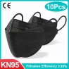Face / mouth protective face masks - antibacterial - 3-ply - 4D design - FPP2 - KN95
