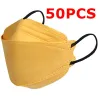 Gezicht / mondbeschermende gezichtsmaskers - antibacterieel - 3-laags - 4D design - FPP2 - KN95Mondmaskers