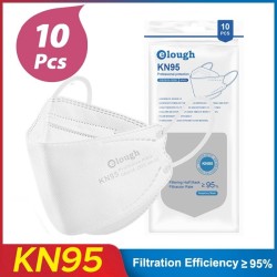 Face / mouth protective masks - antibacterial - reusable - 4-ply - FPP2 - KN95 - black / white