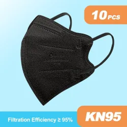 Masques de protection visage/bouche - antibactériens - 4 plis - FPP2 - KN95 - pour enfants