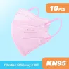 Gezichts/mondbeschermende maskers - antibacterieel - 4-laags - FPP2 - KN95 - voor kinderenMondmaskers