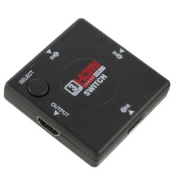 HDMI switch - splitter - 3 input 1 output - mini 3 poort - voor HDTV 1080PSplitters