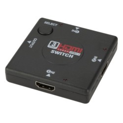HDMI switch - splitter - 3 input 1 output - mini 3 poort - voor HDTV 1080PSplitters