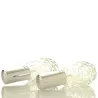 Flacon en verre cristal - avec atomiseur - pour parfum - réutilisable - 15ml