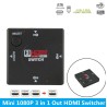 HDMI switch - splitter - 3 input 1 output - mini 3 poort - voor HDTV 1080PSplitters
