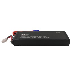 Batterie Hubsan H501S X4 - 7.4V 2700mAh 10C H501S-14 - 3 pièces - 1 câble