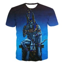 Klassiek T-shirt met korte mouwen - bedrukt met Egyptische faraoT-Shirts