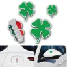 Aluminium auto / motor sticker - klavertje vierStickers