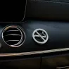 Metalen auto-interieursticker - Niet rokenStickers