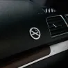 Metalen auto-interieursticker - Niet rokenStickers
