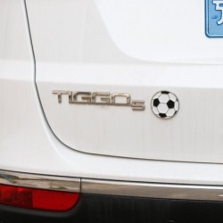 Auto / motor sticker - metalen embleem - voetbalStickers