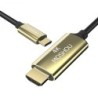 Câble USB C HDMI Type-C vers HDMI - Thunderbolt 3 - convertisseur - adaptateur - 4K 60Hz - pour MacBook / Huawei Mate 30 40 Pro