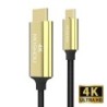 Câble USB C HDMI Type-C vers HDMI - Thunderbolt 3 - convertisseur - adaptateur - 4K 60Hz - pour MacBook / Huawei Mate 30 40 Pro