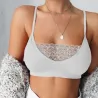 Sexy wireless bra - short top - with laceLingerie