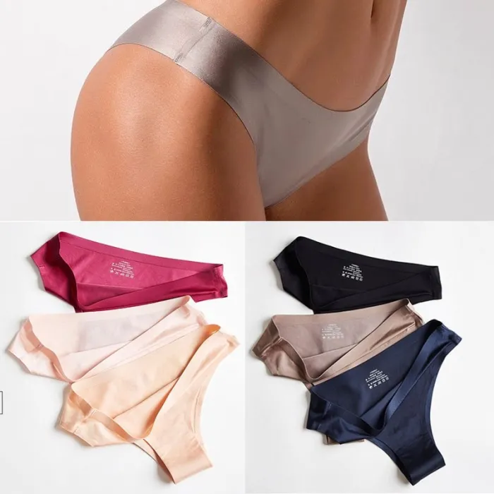 Culotte sans couture - strings - slip nylon ultra fin