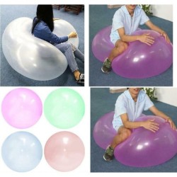 Boule à bulles magique - ballon souple - rempli d'air / d'eau - 40 - 80 cm