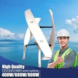 Eolienne - dynamo verticale - énergie alternative - 400W / 600W / 800W - 12V / 24V / 48V