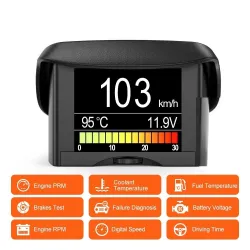 ANCEL A20 - auto boordcomputer - digitaal display - OBD2-scanner - snelheids- / brandstofverbruik- / temperatuurmeterDiagnose