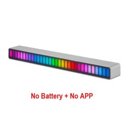 Tube coloré RVB - bande LED - USB - Bluetooth - lampe rythme voix/musique