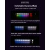 Tube coloré RVB - bande LED - USB - Bluetooth - lampe rythme voix/musique