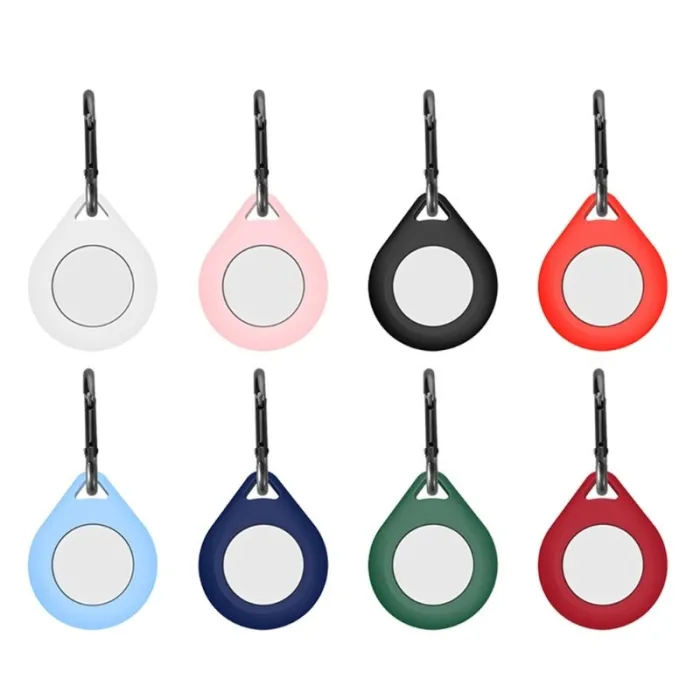 Silicone protective cover - for AirTags / Bluetooth tracker - with carabinerKeys