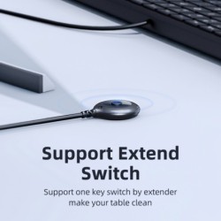 KVM-switch - USB 2.0 / 3.0 - voor Windows 10 / pc / toetsenbord / muis / printer - delen / koppelenHDMI-schakelaars