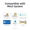 KVM-switch - USB 2.0 / 3.0 - voor Windows 10 / pc / toetsenbord / muis / printer - delen / koppelenHDMI-schakelaars