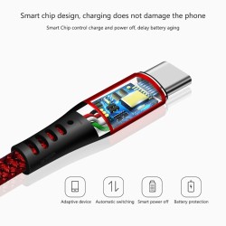 Snellaad-/datakabel - USB type-C - 5AOpladers