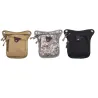 Modieuze kleine tas - met taille / been / schouderriem - nylonTassen
