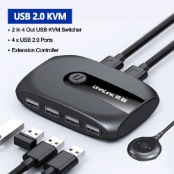 KVM switch - USB 2.0 / 3.0 - for Windows 10 / PC / keyboard / mouse / printer - sharing / pairingHDMI switchers