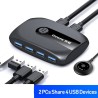 KVM-switch - USB 2.0 / 3.0 - voor Windows 10 / pc / toetsenbord / muis / printer - delen / koppelenHDMI-schakelaars