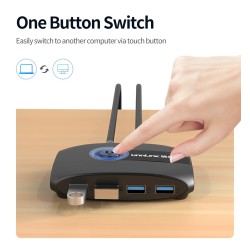 KVM switch - USB 2.0 / 3.0 - for Windows 10 / PC / keyboard / mouse / printer - sharing / pairingHDMI switchers