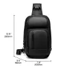 Modieuze schouder laptoptas - rugzak met USB-oplaadpoort - waterdichtRugzakken