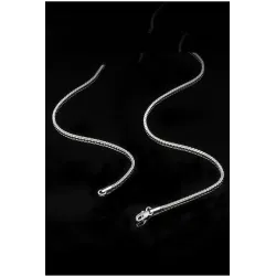 Modieuze ronde wolfraam hanger - met titanium stalen kettingKettingen