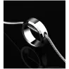 Trendy ronde hanger - met titanium stalen ketting - unisexHalskettingen