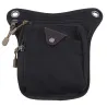 Modieuze kleine tas - met taille / been / schouderriem - nylonTassen