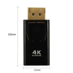 DP naar HDMI converter - adapter - 4K - voor pc / tv / projectorenSplitters