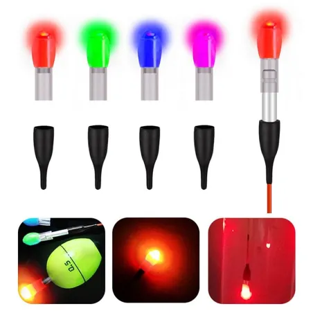Feu LED flottant - pour la pêche de nuit - 2 pièces