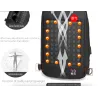 Modieuze schouder laptoptas - rugzak met USB-oplaadpoort - waterdichtRugzakken