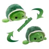 Tortue réversible - peluche pour enfant