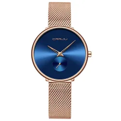 CRRJU - modieus luxe horloge - met mesh band - waterdichtHorloges