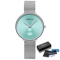 CRRJU - modieus luxe horloge - met mesh band - waterdichtHorloges