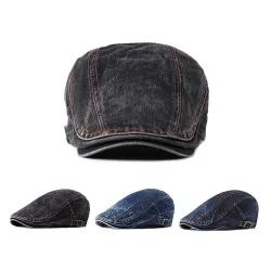 Klassieke denim pet - vizier in eendenbekstijlHoeden & Petten