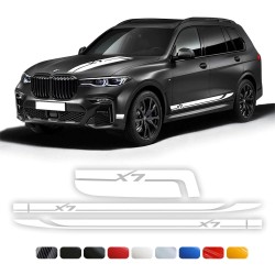 Bandes latérales graphiques - autocollant en vinyle pour voiture - pour BMW X7